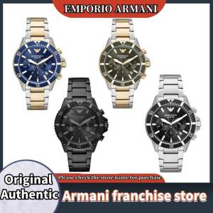 Armani watch mens Armani AR11362/AR11361/AR11360/AR11363 steel belt water ghost series European and American watch sports steel belt quartz watch gift for boyfriend