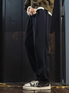 Quần Thể Thao Nam Dệt Kim Cổ Điển Mỹ Quần Dài Thường Ngày Mùa Xuân Thu Quần Dài Thể Thao Nam Quần Dài Thoải Mái