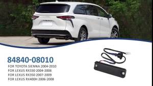 Nút Mở Cốp Sau Bằng Nhựa ABS Màu Đen Cho Toyota Sienna 2004-2010 84840-08010 84840-21010 Tương Thích Với Lexus GS350 Scion tC