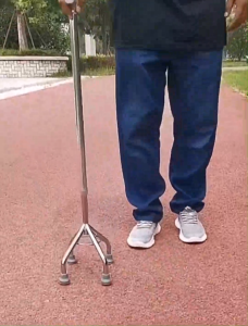 ไม้เท้า ไม้เท้าคนแก่ มือจับหัวฆ้อน แบบขาเดียว 10 ระดับ สามารถปรับระดับได้ ไม้เท้าขาเดียว หัวค้อน ปรับได้ 10 ระดับ ยางรองเสริมเหล็ก ไม้เท้าผู้สูงอายุ ไม้เท้าช่วยพยุง มือจับหัวฆ้อน แบบ4ขา