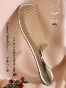 Antistatic Ox Horn Comb for Long Hair