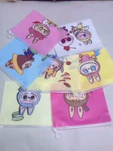 Pouch Ziplock Karakter Monster Kecil Travel Bag Kosmetik Kartun Tempat Pensil ATK Zipper Boneka Rabbit Serbaguna avvet