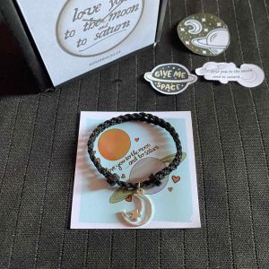 Gelang couple saturn & moon gelang pasangan