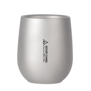 Rover Camel | Pure Titanium Double Layer Tea Cup No Flavor Mixing