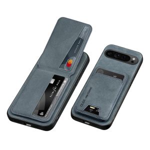 szhaiyu | Luxury Leather Card Holder Phone Case for Google Pixel 7 7A 8 8A 9 9A 10 11 Pro XL Integrated Wallet Cover Protective Back Cover
