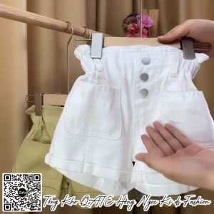 [10kg - 20kg] Quần short bé gái quần đùi chất liệu kaki sành điệu cho bé gái. HNK2301