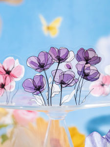 ติดกระดาษติดที่ทนต่อการซักแบบใสสำหรับตกแต่งบันทึกความทรงจำ DIY วัสดุพื้นฐาน