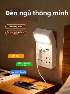 aodoran | Smart Voice & Sound Control Bedside Night Light Timer
