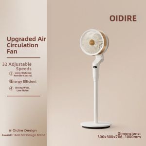 OIDIRE | Air Circulation Home Powerful Energy Saving Quiet Floor Standing Fan