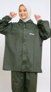 RAINCOAT!! JAS HUJAN PVC PREMIUM ANTI BOCOR TEBAL DAN KUAT PRIA WANITA DEWASA TERBAIK BY AKULA