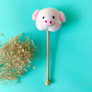Cute Cartoon Dopaamine Foaming Animal Back Massage Stick Student New Year Gift Colleague Present Mechanical Operation Massager
