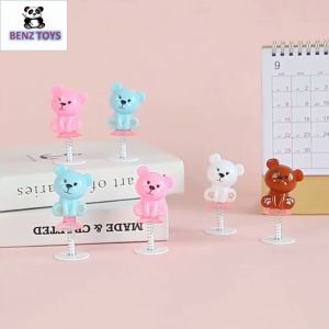 Gấu Lò Xo Để Bàn Thú Nhún Lò Xo Dễ Thương Đáng Yêu Trang Trí Bàn Học Bàn Làm Việc Xe Hơi