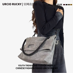 Summer Soft Leather Tote Bag Womens New 2025 Trend A4 Commuting Large Capacity Slant Crossbody Bag for Class And Commuting