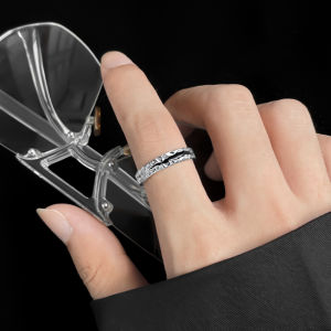 KELANXI | Pure Silver Fashion Uncommon Single Ring Adjustable