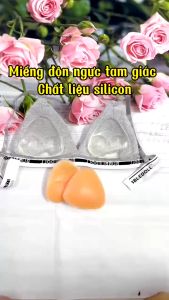 Miếng Silicon Đệm Áo Lót Hình Tam Giác Giúp Nâng Ngực Tự Nhiên  Mút Độn Ngực Cho Vòng 1 Hoàn Hảo DLN68 D352