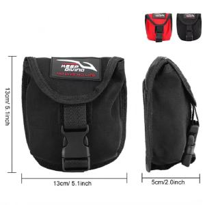 KEEP DIVING Diving Weight Pocket 2KG Scuba Weight Belt Pocket with Quick Release Buckle