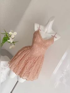 CHANGTONG | Elegant French Style Slim Fit V-Neck Dress for Summer