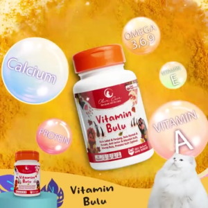 Olive Care Vitamin Kucing BULU untuk Bulu Panjang Lebat Bulu Halus Warna Bulu Cegah Jamur dan Bulu Rontok SEHAT DAN LEBAT GPO