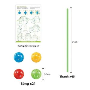 Bộ Đồ Chơi Xây Dựng Sáng Tạo Trong Nhà Cho Trẻ Em Lều Nhà Giáo Dục Đồ Chơi Lắp Ráp Cho Trẻ Từ 4 Tuổi Trở Lên