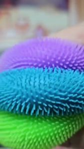 NeeDoh | Needoh Mini 3 Pack Fuzz Ball Stress Teenie Squishy Sensory Toy The Groovy Glob Relief Fidget Non-Toxic Soft Balls for ADHD Gift