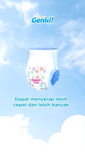 Nepia Genki Pants M32 L30 XL26 XXL18 Popok Celana Bayi Premium Baby