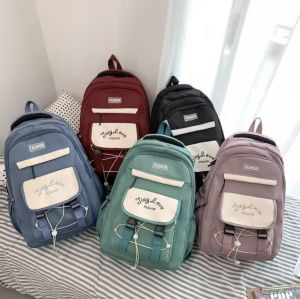 Fashion Large Capacity Bag School Waterproof Travel Backpack Womens Korean Style Cute For Outdoors