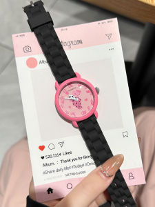 FenMiLa Dopamine Watch for Girls Student High School Junior High Time Only Ins High Value Childrens Silicone Band Pin Buckle