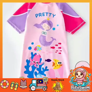 BIBISWIM Swimming Suit For Baby Girl Baby Boy Kids Swimsuit Swimwear one Piece | Kanak Kanak Baju Renang Budak Perempuan Baju Mandi Budak Lelaki