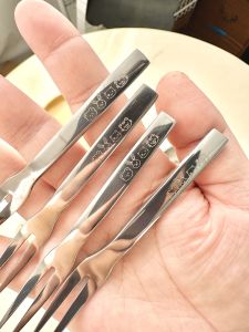 6 Chiếc Thìa Ăn Trái Cây Bằng Thép Không Gỉ 304 88 Nhân Dân Tệ Thìa Bánh Kem Thìa Bánh Trung Thu Thìa Bánh Kẹo Thìa Trái Cây