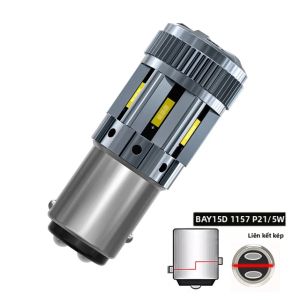 Bộ Đèn LED Ô Tô 2 Chiếc 7443 W21/5W T20 7440 W21W Y21W P21W PY21W 1860 Lumens Có Quạt Canbus Dùng Cho Xi Nhan Phanh Lùi Lắp Được Cho Nhiều Loại Xe