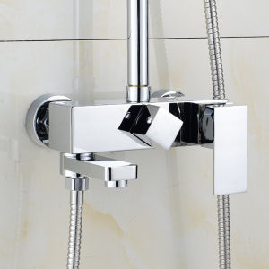 Shower Rain Switch Copper Converter Faucet Hot and Cold Mixing Valve Triple Watering Bathroom Shower Accessories