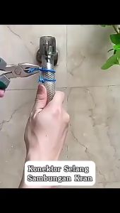 Konektor Selang Sambungan Kran Air Flexible & Alat Penyambung Pipa Kepala Kran Anti Bocor