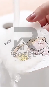 ROZEL Spons Busa Karakter Motif Cuci Piring Serbaguna Spon Cuci Piring Sponge Busa Ajaib