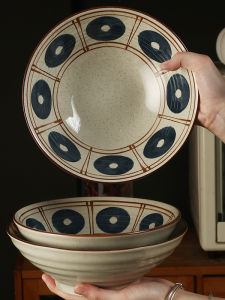 Bát Lớn Kiểu Nhật Bản Bằng Gốm Sứ Cao Cấp Dùng Trong Gia Đình Bát Đựng Mì Sợi Bát Đựng Mì Tôm Bát Đựng Mì Tôm Kiểu Lưỡi Trai