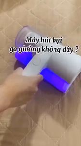 Máy hút bụi giường nệm máy hút bụi mini không dây sạc pin có tia UV khử khuẩn hút ẩm không khí chăn ga ghế sofa M2