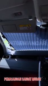Automatic Sun Shield | Pelindung Anti Panas Dashboard Kaca Sunshield Mobil UV Matahari