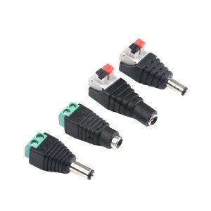 Zave Brand DC 5.5*2.1MM Direct Current Power Plug No Welding Required Monitor Camera Power Adapter Socket Male And Female Heads