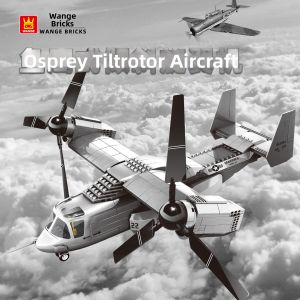 WANKE | Military V-22 Osprey Tilt-rotor Helicopter Building Blocks