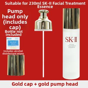 Vacuum Compatible SK2 Fairy Water Essence Liquid Clear Dew Press Pump Head 230ml Beauty Tool Accessories Box Packaging