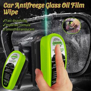 Antifreeze Oil Film Cleaning Brush Car Glass Oil Film Stain Remover Auto Windscreen Cleaner