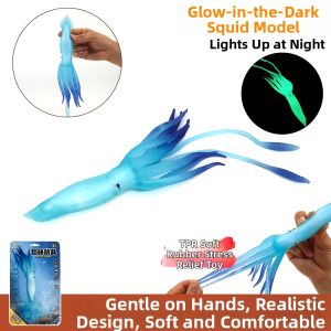 Nightlight Silicone Squid Octopus Cuttlefish Model Educational Toy