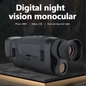 New Digital Night-Vision Monocular 2.5K Infrared Telescope 984ft Night-Vision Distance 8X Digital Zoom 6X Optical Magnification