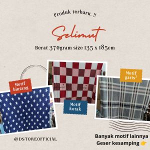 Selimut bulu dewasa tebal dan halus ukuran 135 x 185 cm berat 370 gram