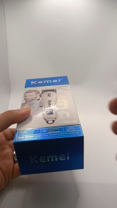 Kemei KM-232 Rechargeable Hair Clipper for Men | Cordless Beard Trimmer | Professional Hair Cutting Machine | USB Charging Barber Grooming Kit with 4 Guide Combs | LCD Display Hair Trimmer
