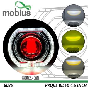 Lampu Biled Ala Ala New Projie Biled 45 Inch  Cahaya Laser Cut Off Jauh Dekat 30watt Plus Devil Full Alumunium Waterproof