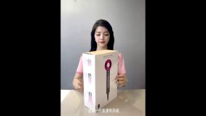 [ Ready Stock ] Hair Dryer with Five styling Profession IRON FUCHSIA Hair Dryer [ Malaysia Plug 3pin ] 3m