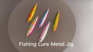 JIGGING PRO Mucho Lucir Metal Jig 40g 60g 80g Long Casting Holographic Saltwater Jigging Lure Artificial Bait