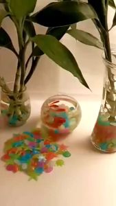 Combo 50 và 100 viên đá nhân tạo phát sáng sỏi dạ quang trang trí tiểu cảnh chậu cây cảnh hồ cá - T0118