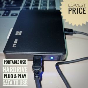 New USB 3.0 Hardrive Portable (plug&play) encosure+hdd inside For PS4 PS3 PS2 LAPTOP DESKTOP EXTERNAL HDD DRIVE WITH WARRANTY Refurbished