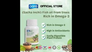 【Buy 8 Free 3】Doré 369 Sacha Inchi 550MG X 60Softgels 印加果油 Minyak Sacha Inchi Omega369 DHA dore